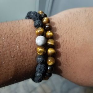 Hand made bracelet and necklace